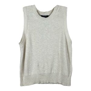 Sanctuary Chill Out Cotton Sweater Vest Top Medium